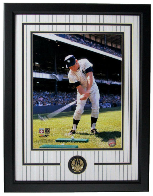 Mickey Mantle New York Yankees Unsigned 8x10 Photo Framed 163867
