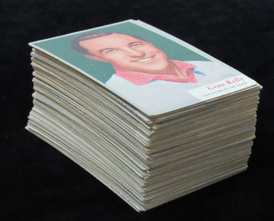 1953 TOPPS WHO-Z-AT STAR Complete (80) Card Set Movie Stars 185527