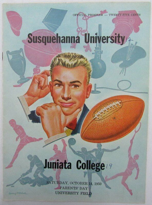 1950 Susquehanna University vs. Juniata College Football Program 143556