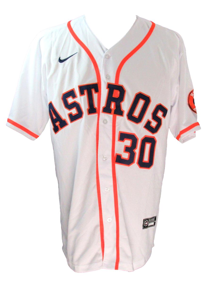 Kyle Tucker Houston Astros Signed/Auto Nike Large White Jersey Beckett 189819