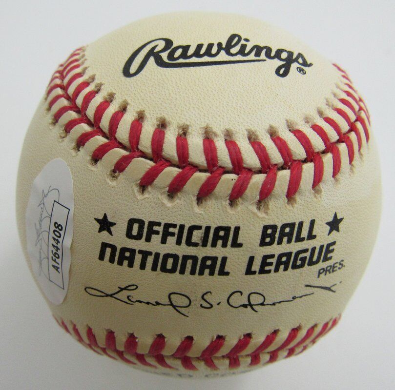 Enos Slaughter HOF Autographed/Inscribed ONL Baseball St. Louis Cardinals JSA