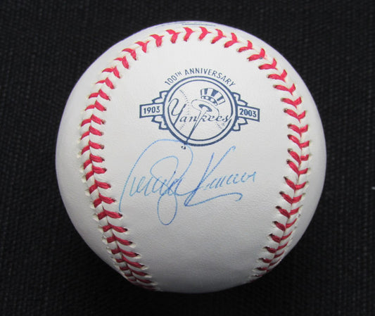 Steve Karsay Signed/Auto Yankees 100th OML Baseball MAB 187044