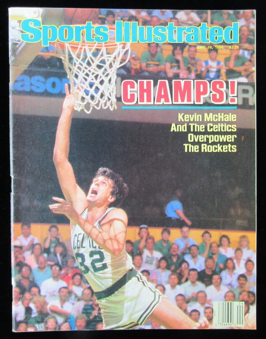 June 16, 1986 Kevin McHale Sports Illustrated NO LABEL Newsstand Boston Celtics