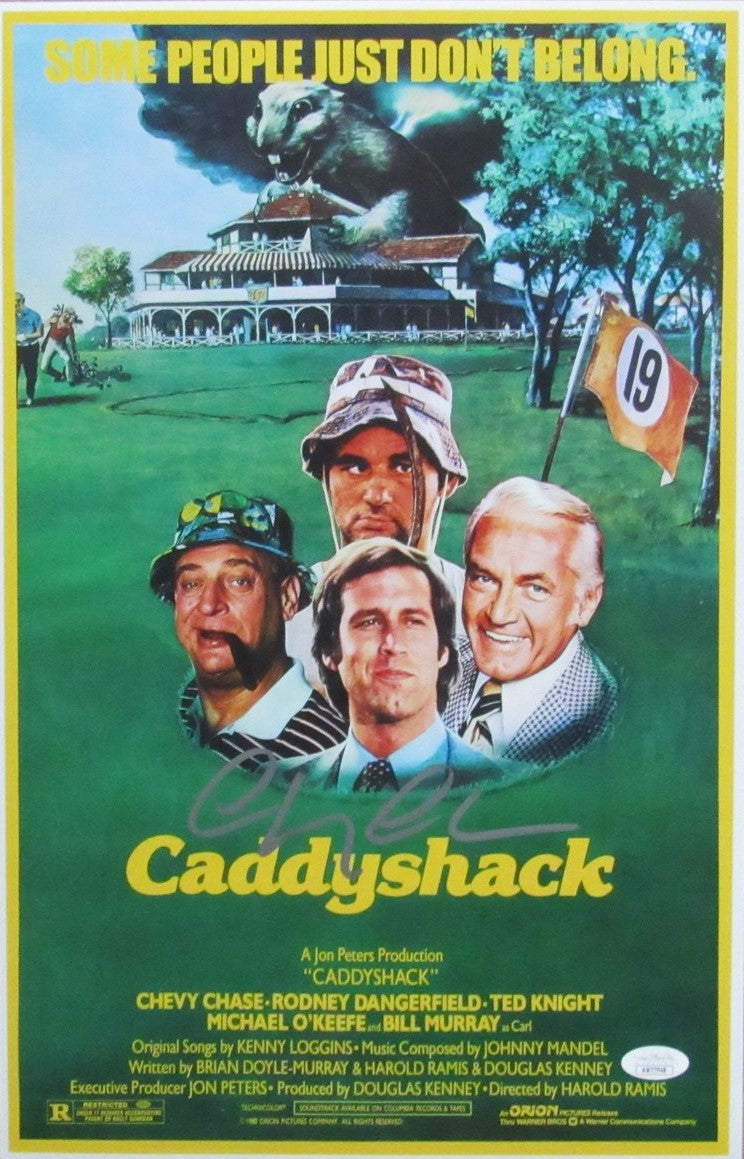 Chevy Chase Signed/Autographed 11x17 "Caddyshack" Movie Poster JSA 191286