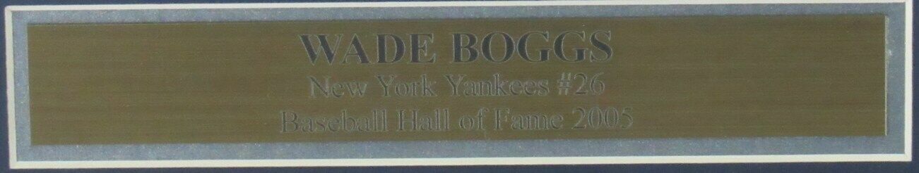 Wade Boggs HOF New York Yankees Signed/Auto 8x10 Photo Framed JSA 161342