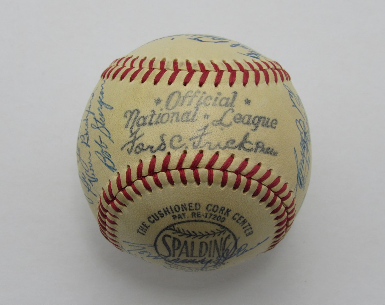 1948 Boston Braves NL Champs Team Signed by 27 Southworth Spahn Baseball 185367