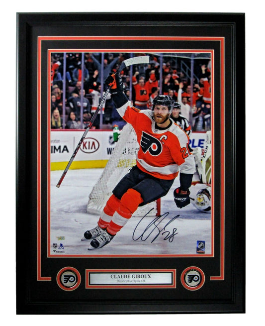 Claude Giroux Flyers Signed/Autographed 16x20 Photo Framed Fanatics 165724