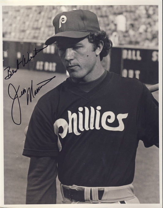 Jim Morrison Phillies Autographed/Signed 8x10 Photo 123267