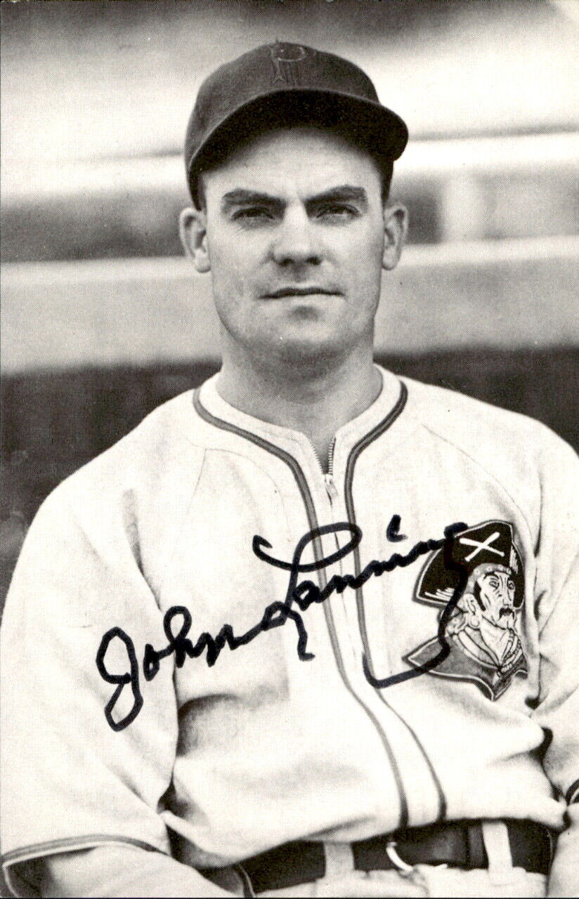 Johnny Lanning Pirates d. 1989 Signed/Autographed 3x5  Photo 178544