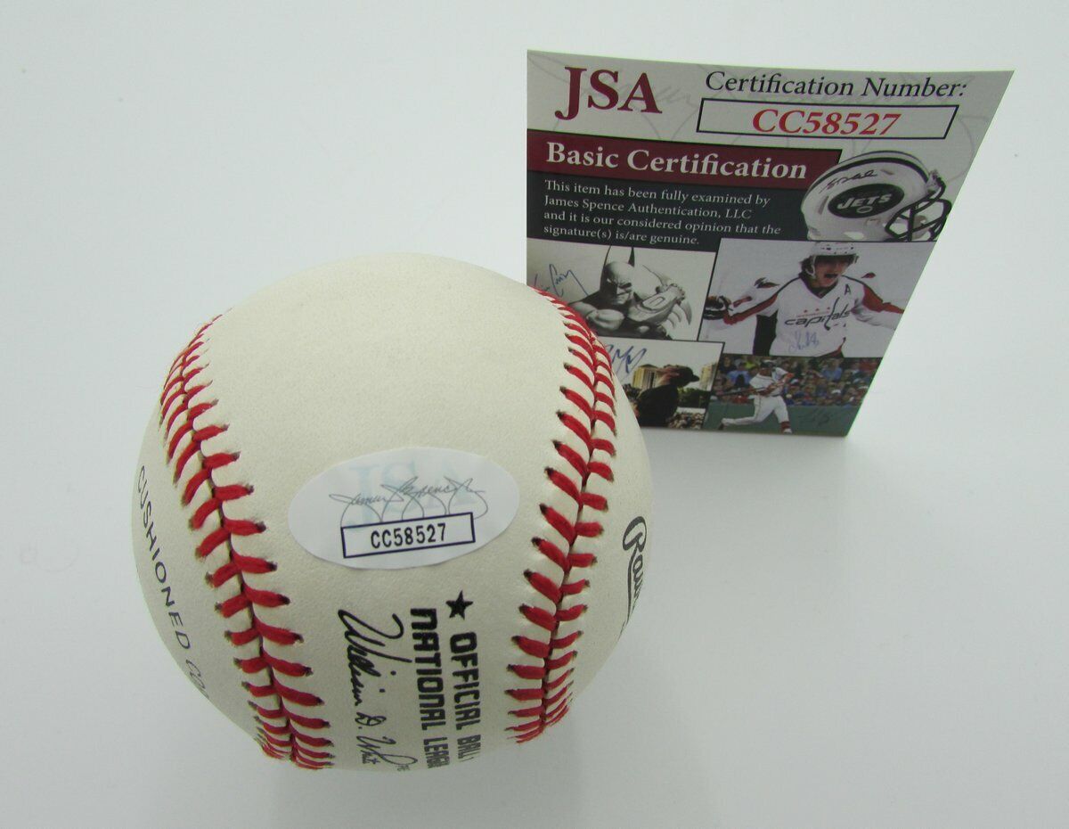 Cliff Brantley insc "Phils 2/15/92" Signed/Autographed OML Baseball JSA 141237