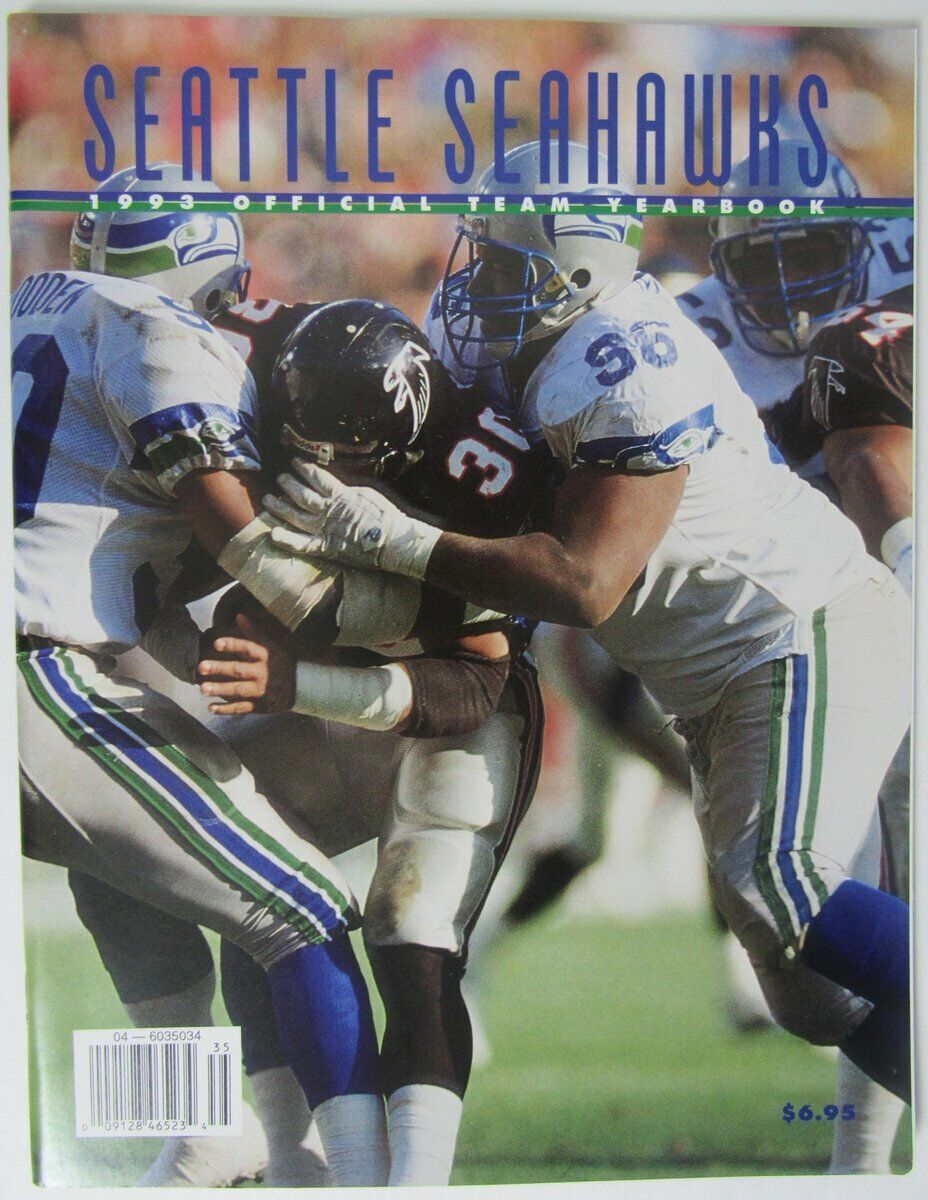 1993 Seattle Seahawks NFL Football Official Team Yearbook 145935