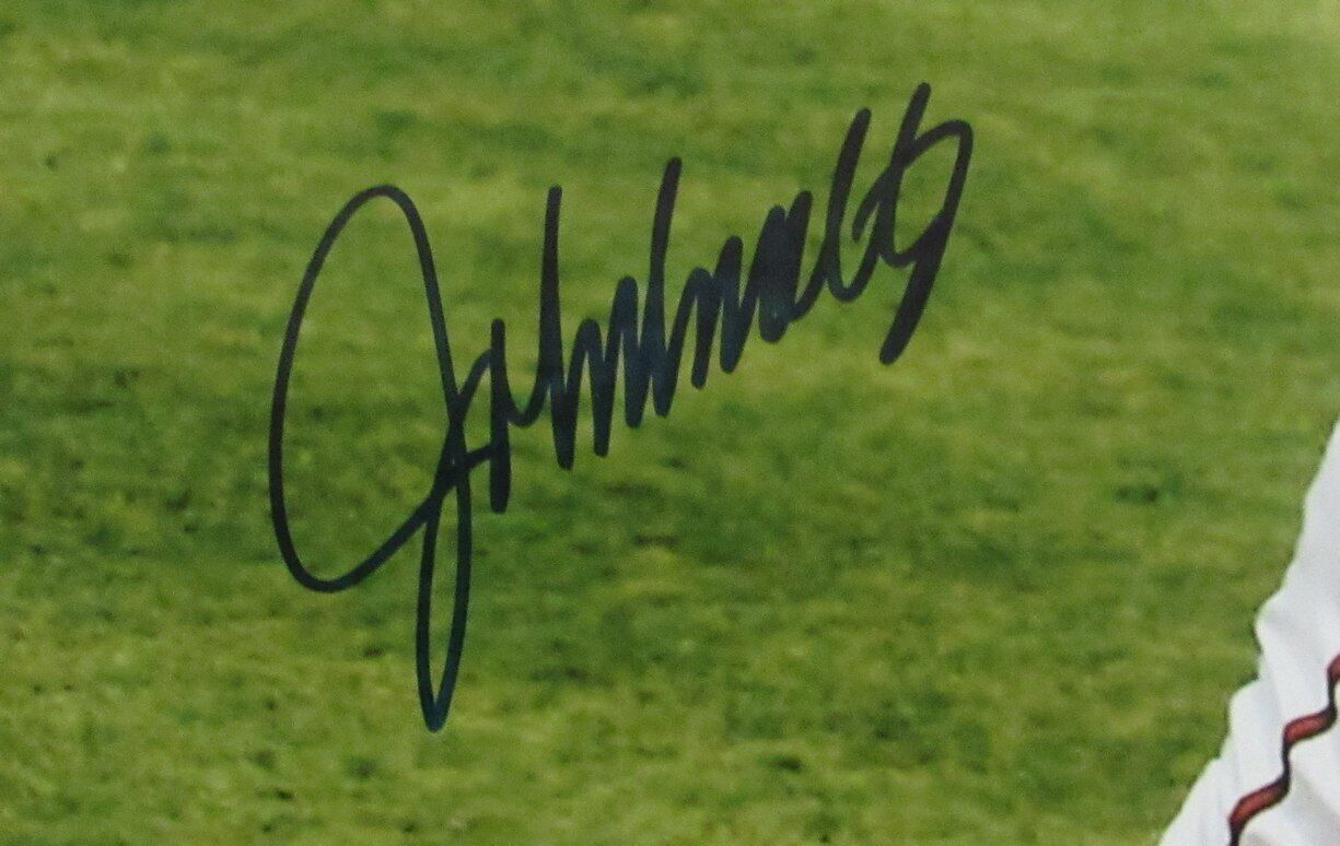 John Smoltz HOF Autographed 16x20 Photo Atlanta Braves Beckett 180123