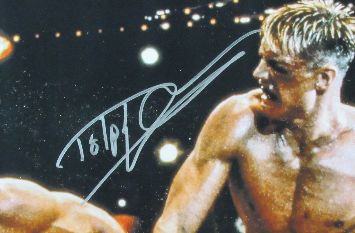 Dolph Lundgren Autographed 16x20 Photo "Rocky IV" Framed PSA/DNA 180911