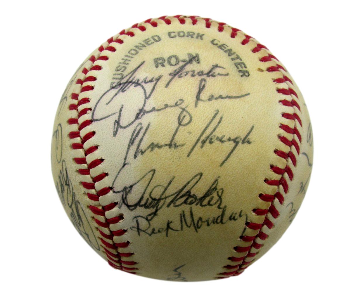 1979 Dodgers Team Signed by 20 ONL Baseball Sutton Lasorda HOF Garvey 190532