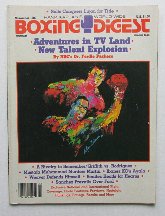 November 1980 Boxing Digest Magazine Griffith vs. Rodriguez 167890