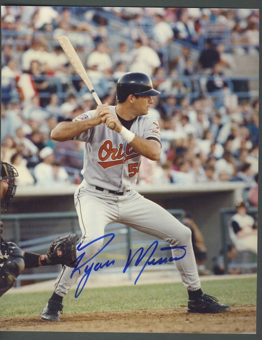 Ryan Minoz Orioles Signed/Autographed 8x10 Photo PASS 124921