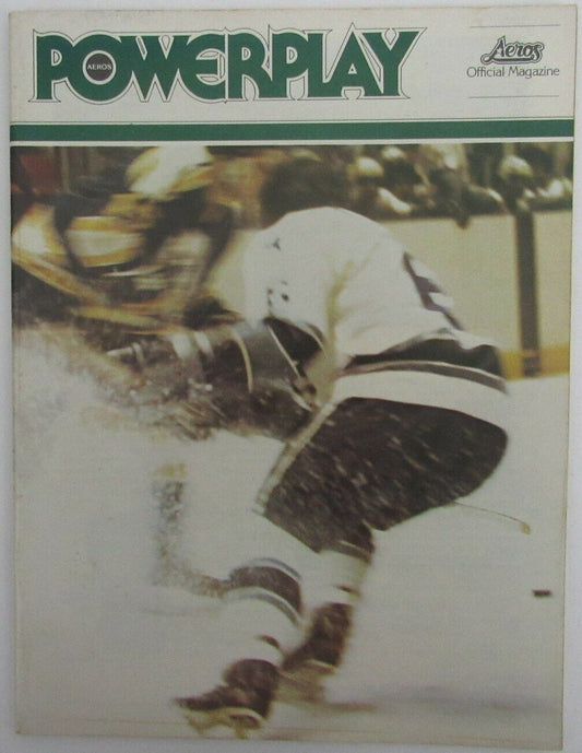 1977-78 Houston Aeros vs. Quebec Nordiques WHA Hockey Program 150613