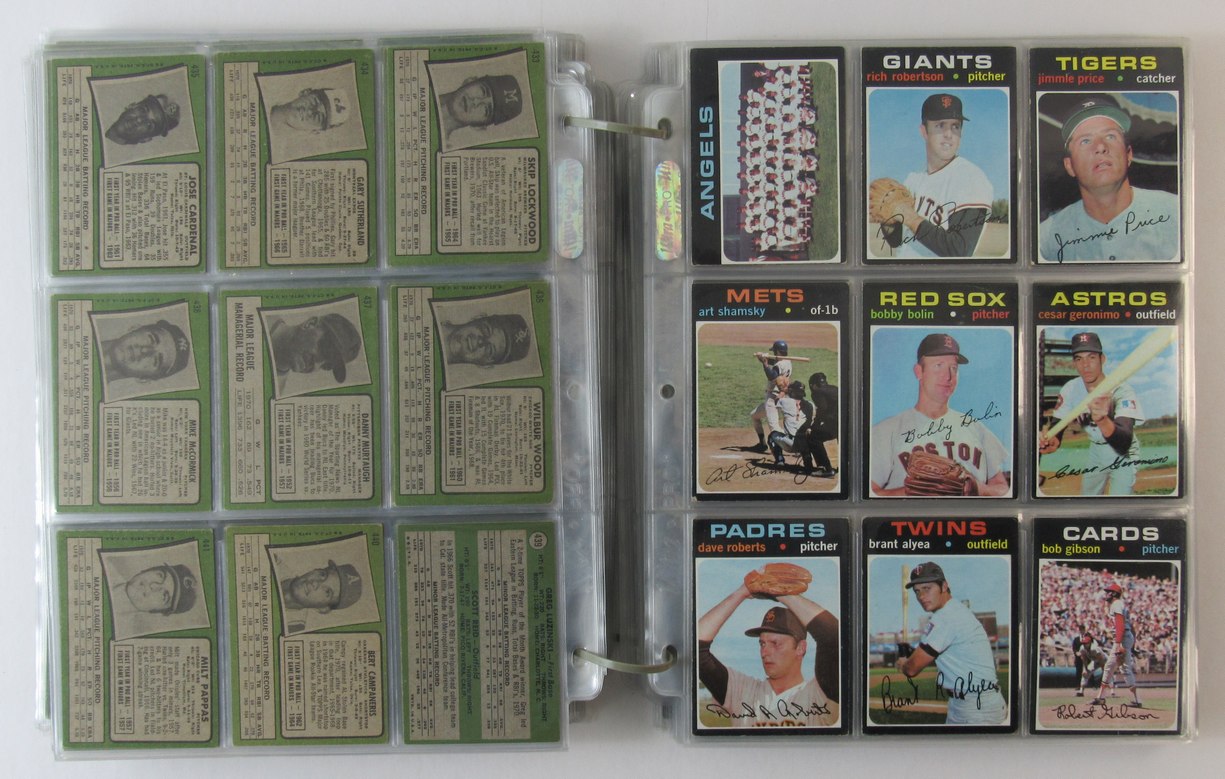 1971Topps Baseball Complete Set (752) Cards Aaron Clemente Munson Ryan 189194