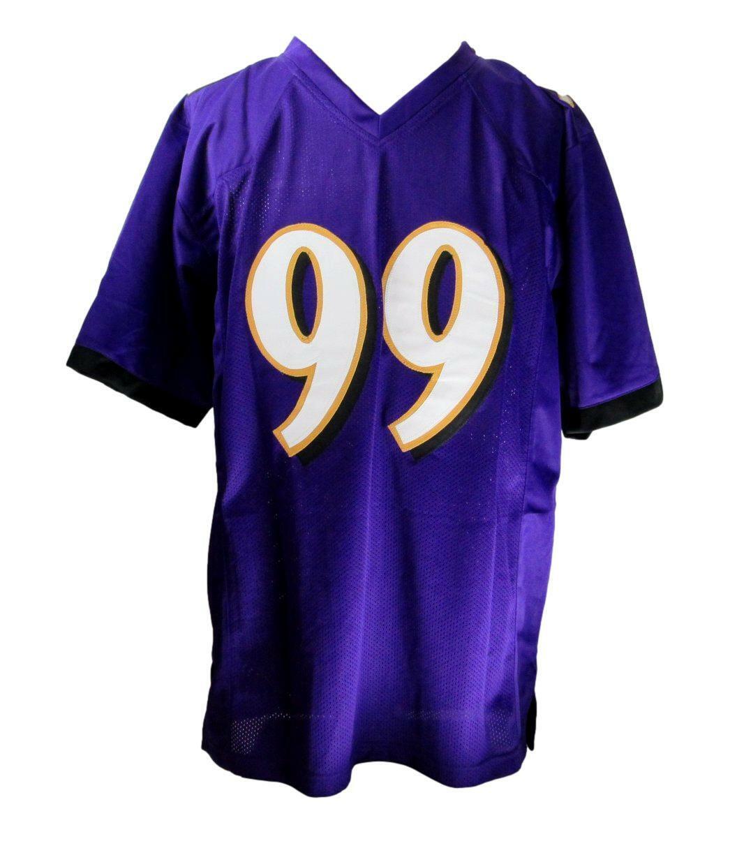 Odafe Oweh Signed/Autographed Ravens Purple Custom Football Jersey JSA 163864