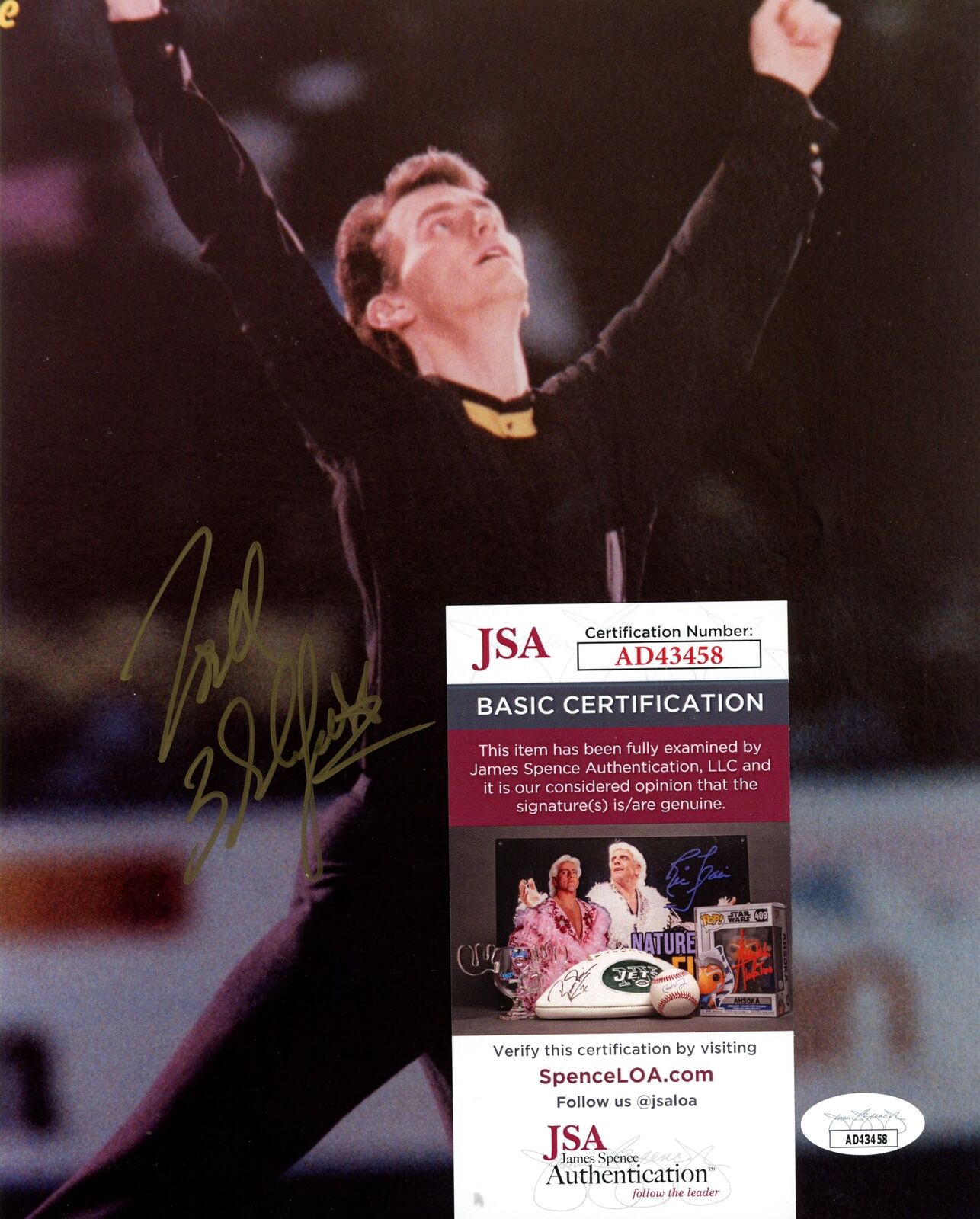 Todd Eldredge Autographed 8x10 Photo Olympic USA Figure Skating JSA