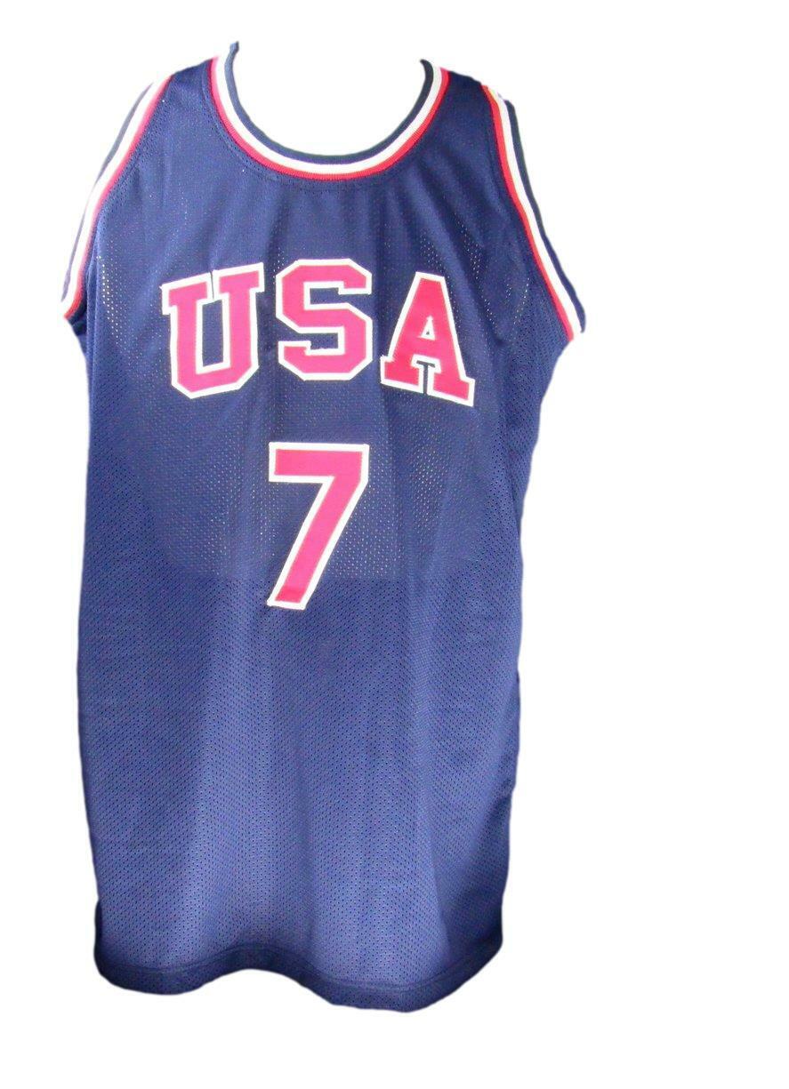 Shawn Kemp Signed/Autographed Team USA Basketball Jersey Beckett 167282