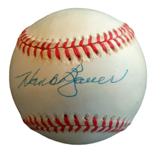 Hank Bauer Autographed OAL Baseball New York Yankees JSA 180867