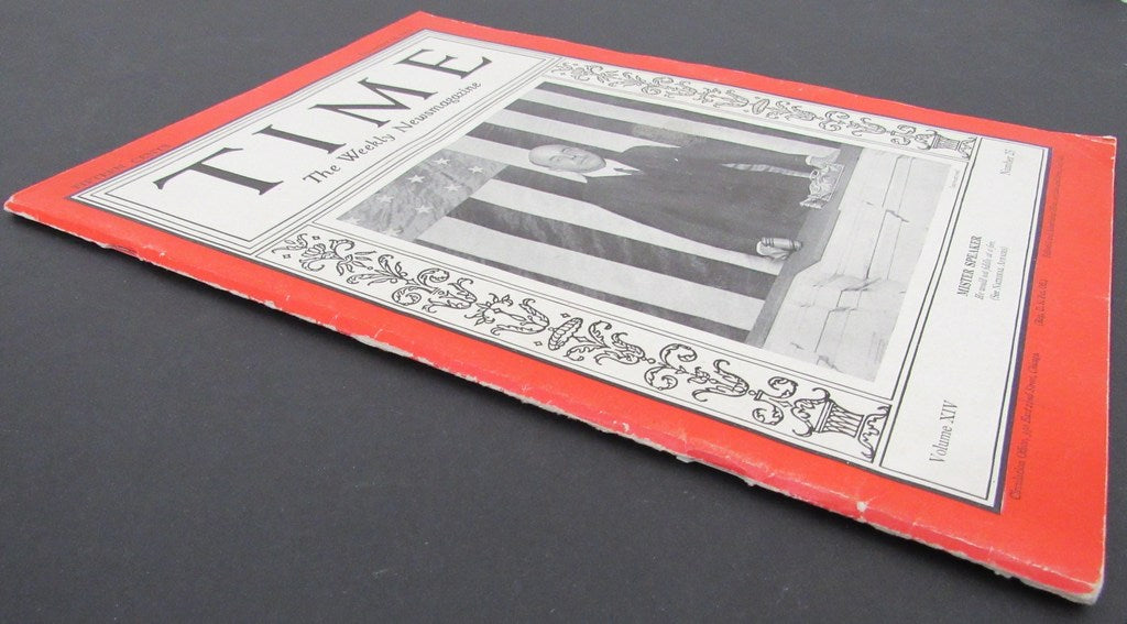 Time Magazine Vol XIV No 25 December 16, 1929 Nicholas Longworth 183290