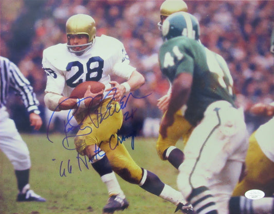 Rocky Bleier Notre Dame Signed/Inscribed 11x14 Photo JSA 156776