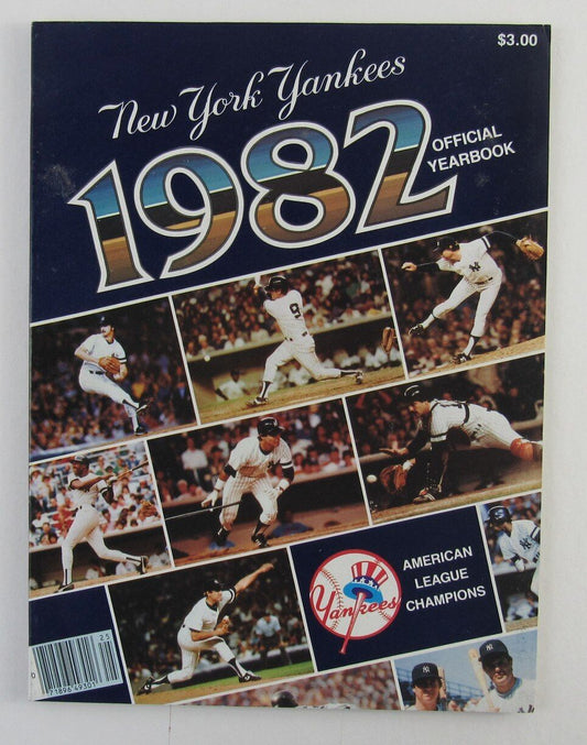 1982 New York Yankees Yearbook Clean