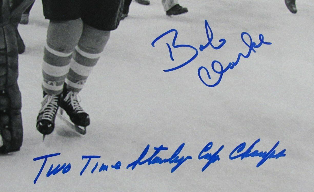 Bobby Clarke/Bernie Parent HOF Autographed/Inscribed 16x20 Photo Flyers JSA