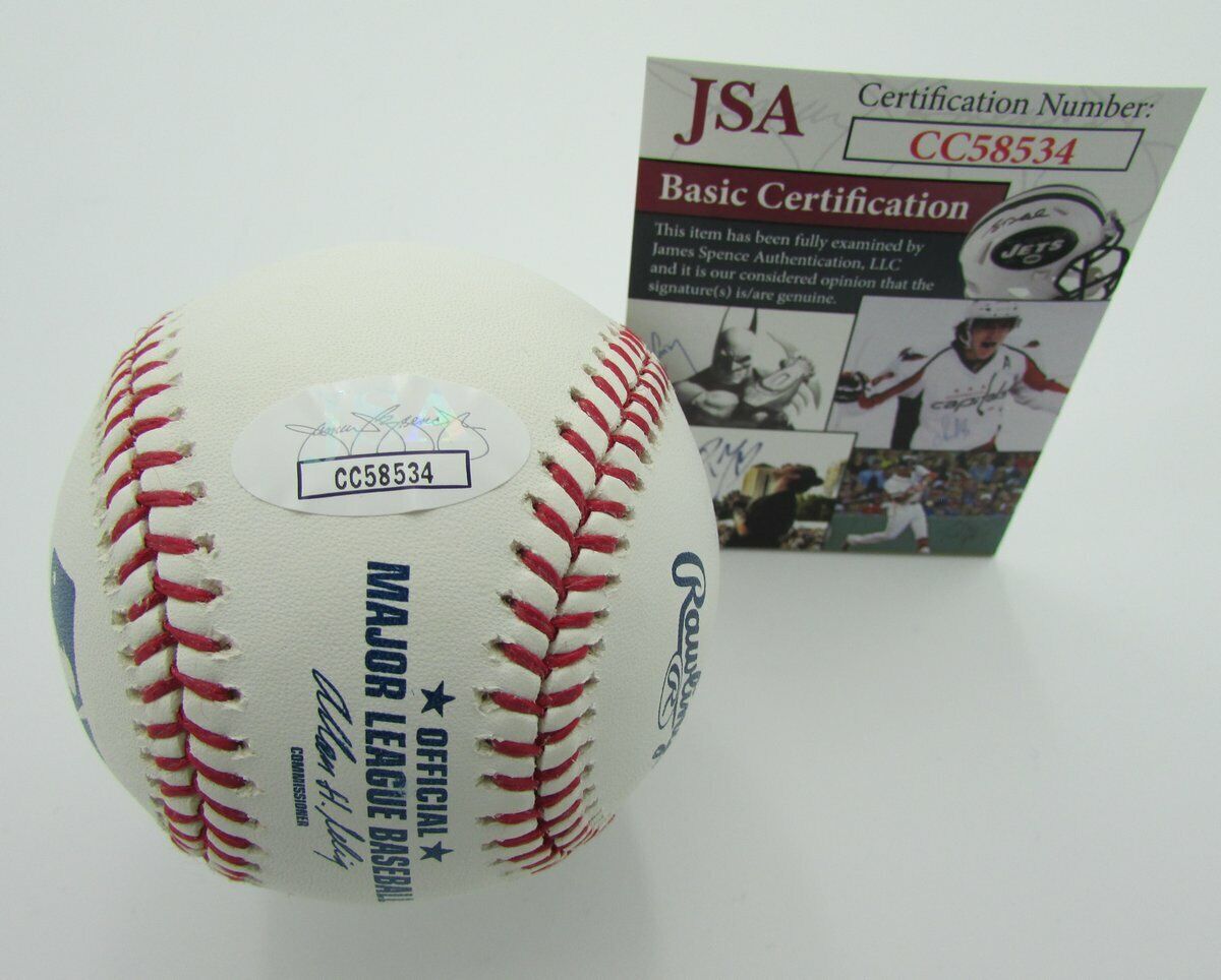 Roly DeArmas 2008 Phillies Coach Signed/Autographed OML Baseball JSA 141228