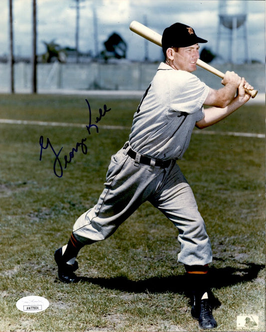 George Kell HOF Signed/Autographed 8x10 Photo Detroit Tigers JSA 191387