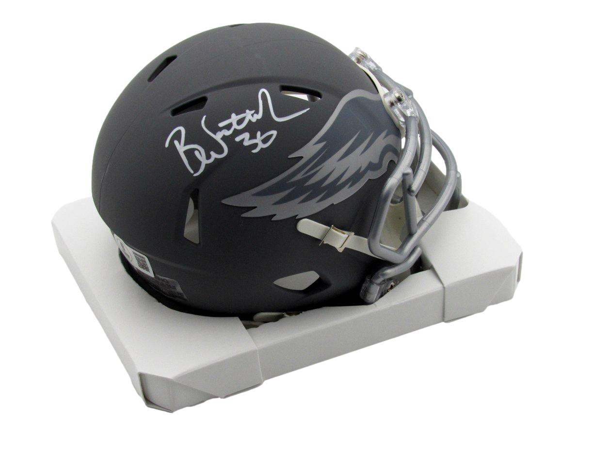 Brian Westbrook Signed/Autographed Eagles Slate Mini Helmet Beckett 193083