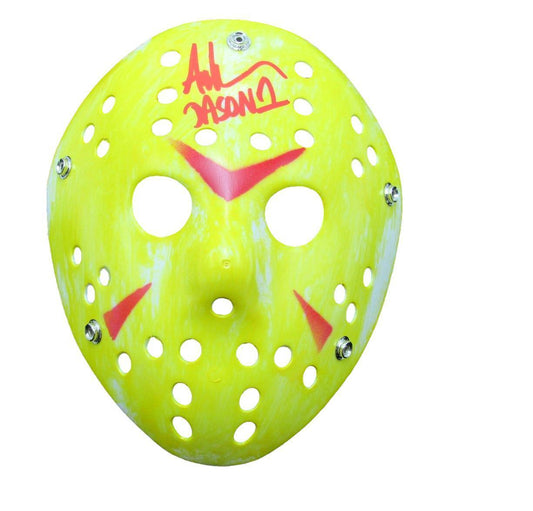 Ari Lehman Autographed/Inscribed "JASON 1" Yellow Mask "Friday the 13th" JSA