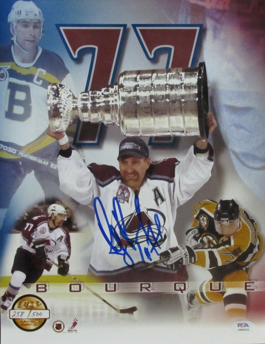 Ray Bourque HOF Signed/Auto 11x14 Photo Colorado Avalanche PSA/DNA 192354