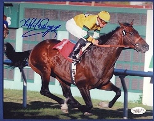 Laffit Pincay Autographed/Signed 8x10 Photo JSA 132699