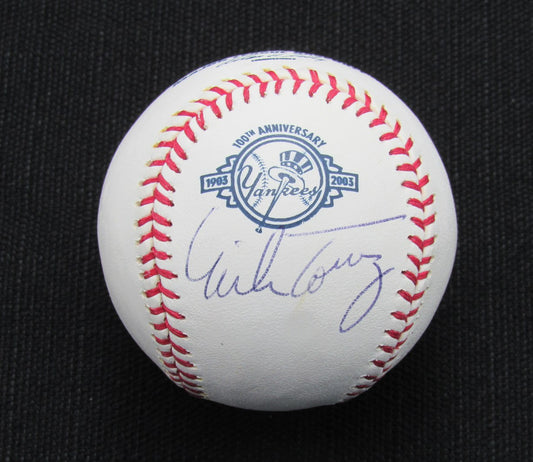 Mike Torrez Signed/Auto Yankees 100th OML Baseball JSA  186904