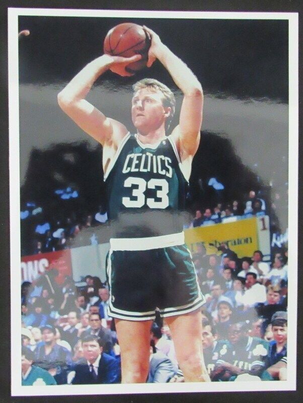 Lot of (9) Larry Bird 6x8 Glossy Photos UNSIGNED Boston Celtics 180860