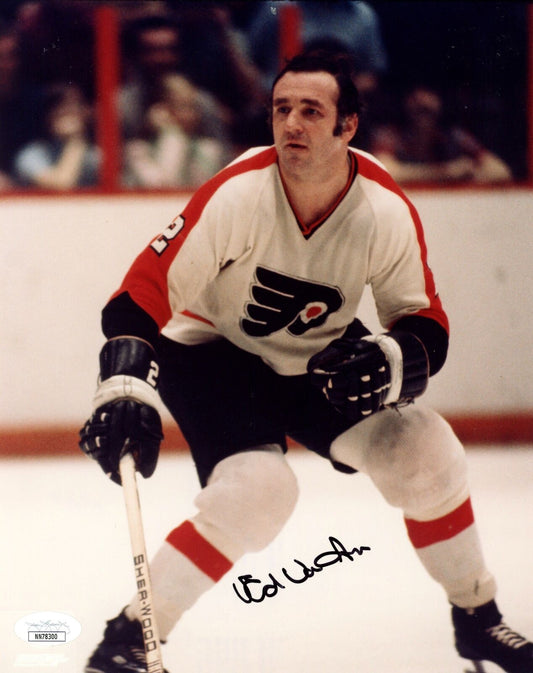 Ed Van Impe Philadelphia Flyers Signed/Autographed 8x10 Photo JSA 159025