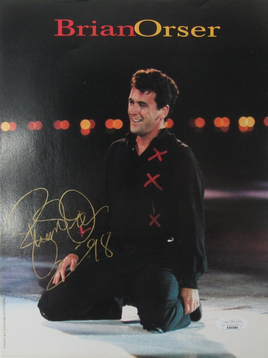 Brian Orser Autographed 8x10 Magazine Photo Olympic USA Figure Skating JSA