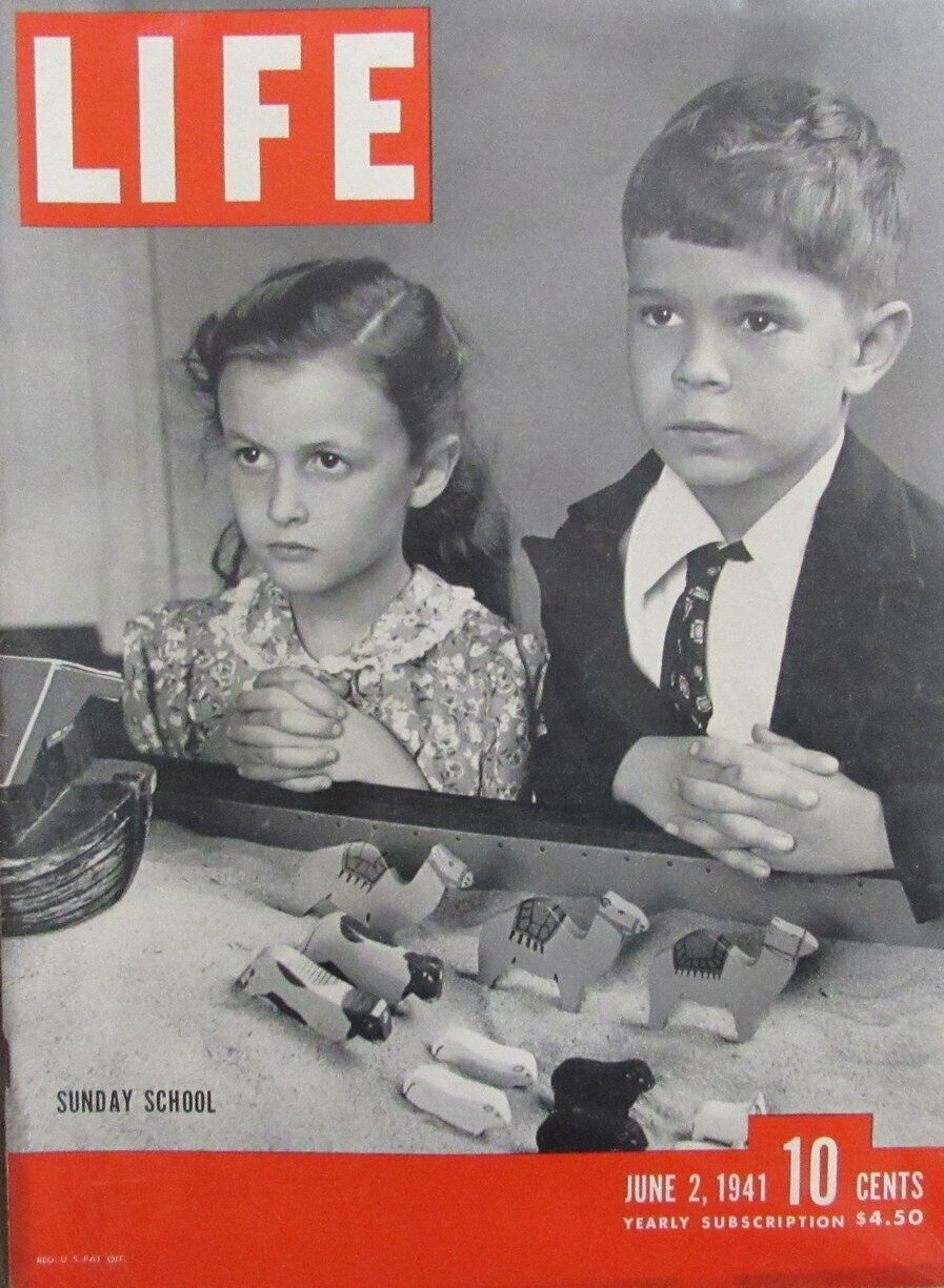 Vintage LIFE Magazine June 2, 1941 Children in Sunday School 164640