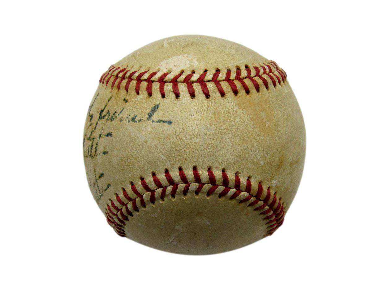 Babe Ruth HOF Yankees Signed/Inscribed Baseball to Roy Del Ruth JSA 193138