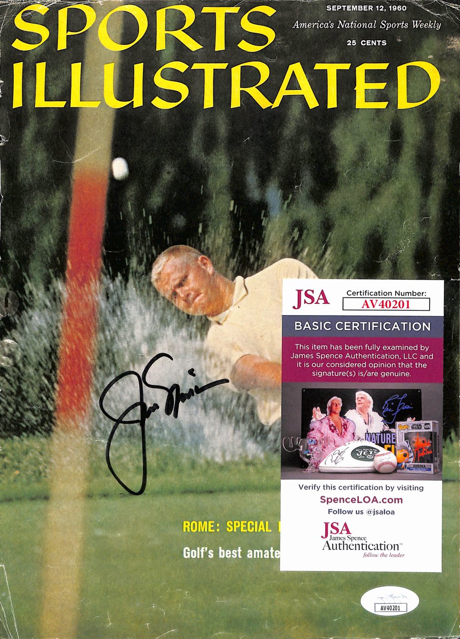 Jack Nicklaus Signed Sept. 12, 1960 Sports Illustrated Magazine Cover JSA 190325