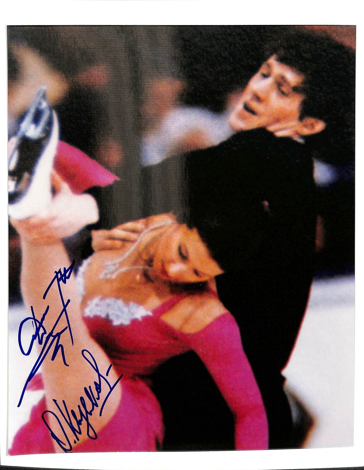 Kazakova and Dmitriev  1998 Olympic Gold Medalists Signed 8x10 Photo 180433