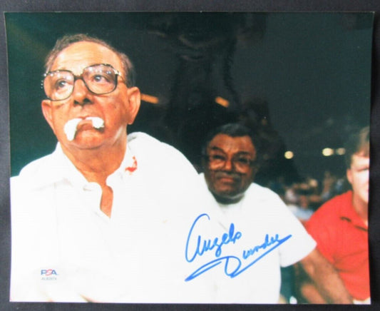 Angelo Dundee Boxing Coach Autographed 8x10 Photo PSA/DNA 177071