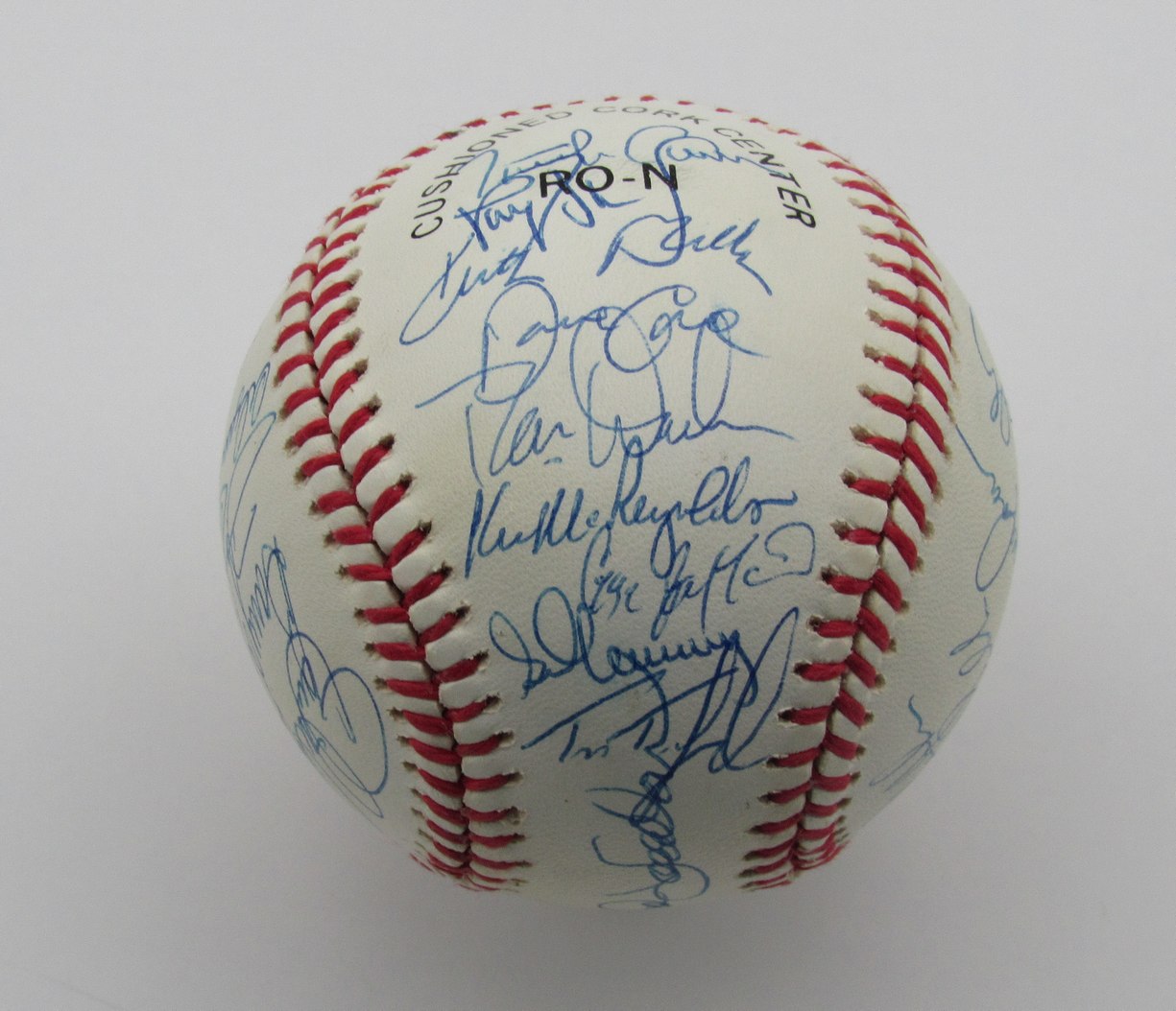 1990 New York Mets Team Signed by 30 Players ONL Baseball Strawberry  185518