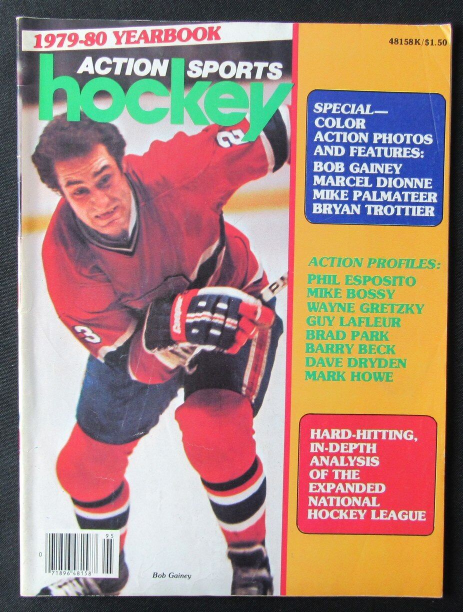 1979-80 Action Sports Hockey Magazine Bob Gainey on Cover 176411