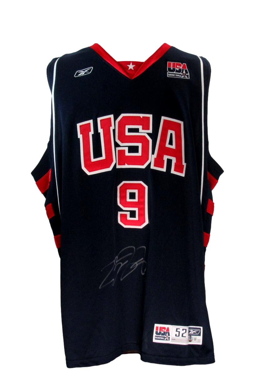 LeBron James Signed Black Reebok Team USA Basketball Jersey Beckett/UDA 190762