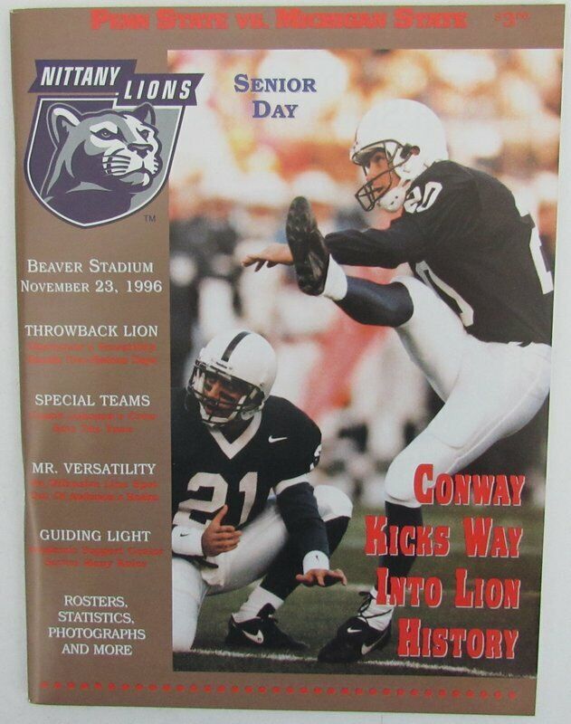 Lot of 11 1996 Penn State Nittany Lions Football Program 138910