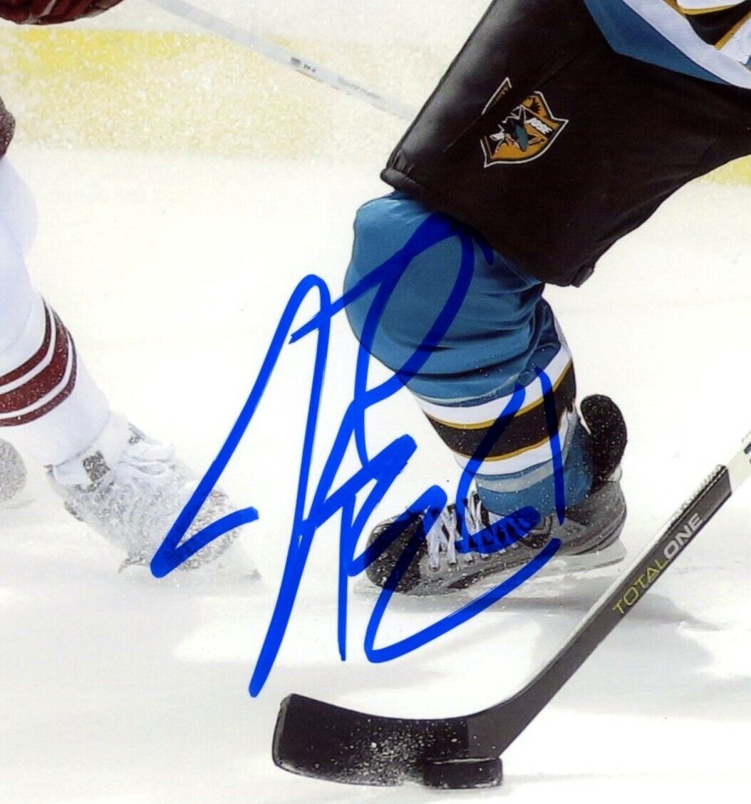Justin Braun San Jose Sharks Signed/Autographed 8x10 Photo 153366
